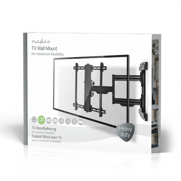 Nedis Full Motion TV Wall Mount | 37 - 80  Nedis Full Motion TV Wall Mount | 37 - 80