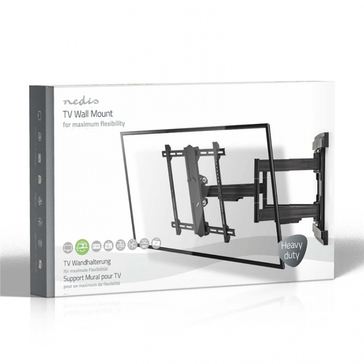 Nedis Full Motion TV Wall Mount | 37 - 80 