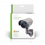 Nedis Dummy Security Camera | Bullet | IP44 | Battery Powered | Outdoor | Including wall mount | Grey