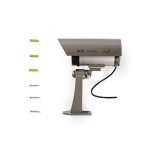 Nedis Dummy Security Camera | Bullet | IP44 | Battery Powered | Outdoor | Including wall mount | Grey