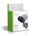 Nedis Dummy Security Camera | Bullet | IP44 | Battery Powered | Outdoor | Including wall mount | Grey