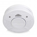 Nedis Smoke Alarm | Battery Powered | Battery life up to: 10 year | EN 14604 | With pause button | With test button | 85 dB | ABS | White