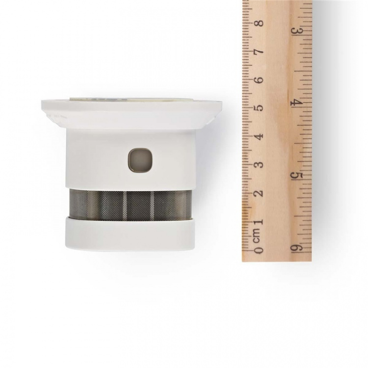 Nedis Smoke Alarm | Battery Powered | Battery life up to: 10 year | EN 14604 | With pause button | With test button | 85 dB | ABS | White