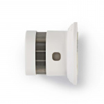 Nedis Smoke Alarm | Battery Powered | Battery life up to: 10 year | EN 14604 | With pause button | With test button | 85 dB | ABS | White