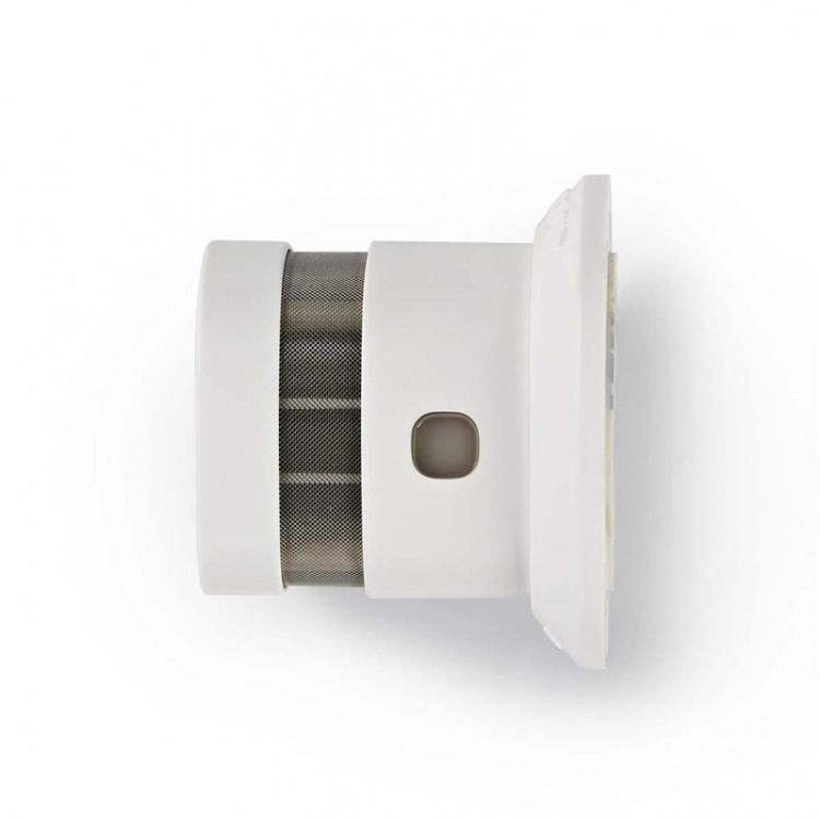 Nedis Smoke Alarm | Battery Powered | Battery life up to: 10 year | EN 14604 | With pause button | With test button | 85 dB | ABS | White