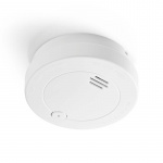 Nedis Smoke Alarm | Battery Powered | Battery life up to: 1 year | EN 14604 | With test button | 85 dB | ABS | White