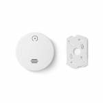 Nedis Smoke Alarm | Battery Powered | Battery life up to: 1 year | EN 14604 | With test button | 85 dB | ABS | White
