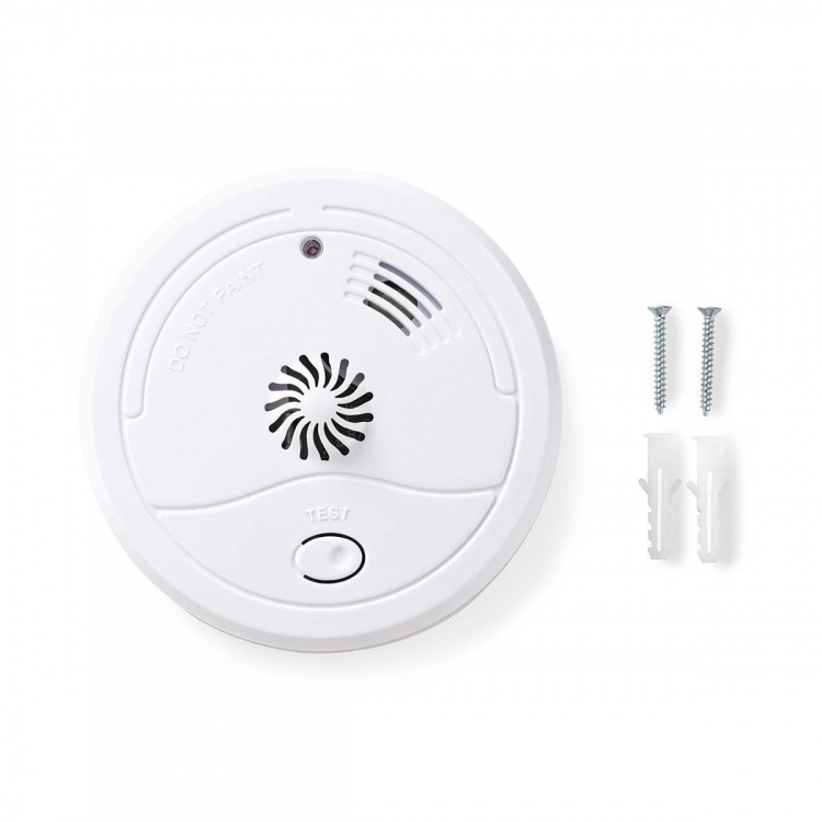Nedis Heat Alarm | Battery Powered | Battery life up to: 1 year | With test button | 85 dB | ABS | White