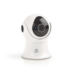 Nedis SmartLife Outdoor Camera | Full HD 1080p | Pan tilt | IP65 | Cloud Storage (optional) / Internal 16GB | 12 V DC | With motion sensor | Night vision | White