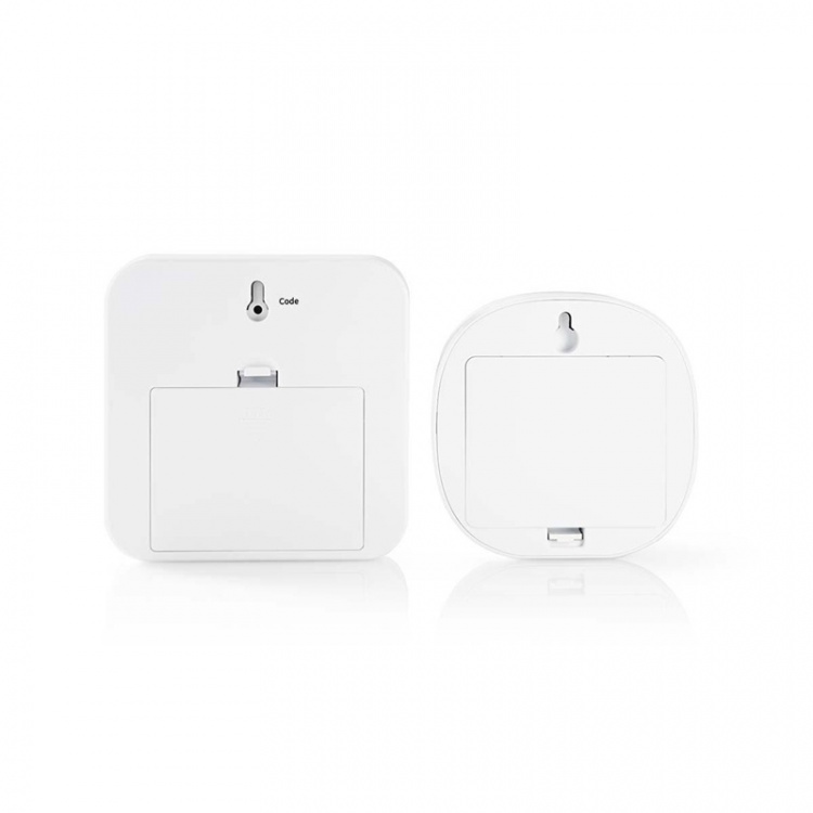 Nedis Motion Detection Alarm | Battery Powered | 6x AA/LR6 | 85 dB | Detector range: 6 m | Wall | Blue / White