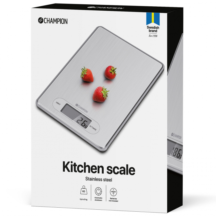 Champion Köksvåg Rostfri 5kg