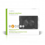 Nedis Notebook Stand | Number of fans: 2 | USB Powered | Number of angles: 4 | 18 