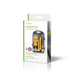 Nedis Phone/tablet repair set | 17-in-1 | PC / Smartphone / Tablet | Philips bits | Slotted bits | Pentalobe bits | Tri-wing bits Nedis Phone/tablet repair set | 17-in-1 | PC / Smartphone / Tablet | Philips bits | Slotted bits | Pentalobe bits | Tri-wing bits