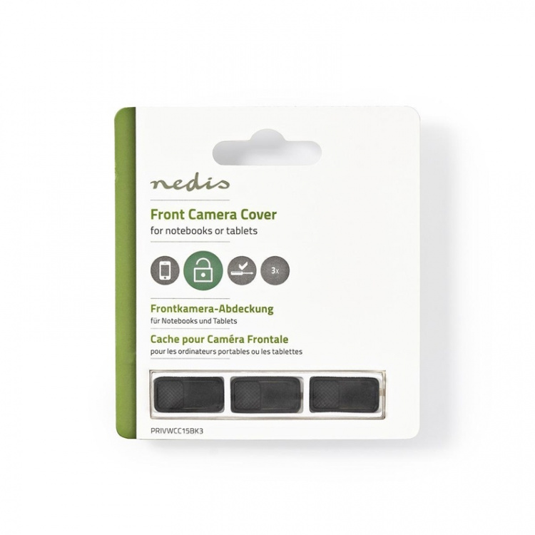 Nedis Camera Cover | Used for: Notebook | Plastic | Adhesive at backside | 1 pcs Nedis Camera Cover | Used for: Notebook | Plastic | Adhesive at backside | 1 pcs