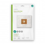 Nedis Vacuum Cleaner Bag | 10 pcs | Synthetic | Most sold for: Universal | White
