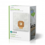 Nedis Vacuum Cleaner Bag | 4 pcs | Synthetic | Most sold for: Electrolux | White