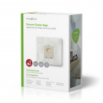 Nedis Vacuum Cleaner Bag | 12 pcs | Synthetic | Most sold for: Philips / Electrolux | White