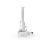 Nedis Orientation LED Light and Torch | Mains Powered | 220 - 240 V AC 50 Hz | 1.30 W | Rechargeable | Rated luminous flux: 37 lm | Light range: 3 m | Beam angle: 71 ° | LED Torch