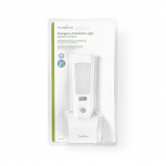 Nedis Orientation LED Light and Torch | Mains Powered | 220 - 240 V AC 50 Hz | 1.30 W | Rechargeable | Rated luminous flux: 37 lm | Light range: 3 m | Beam angle: 71 ° | LED Torch