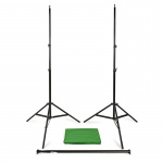 Nedis Photo Studio Backdrop Set | 1,90 x 2,95 m | Travel bag included | Tripods included | Black | 1 pcs