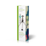 Nedis Tripod | Maximum load capacity: 0.8 kg | Minimum working height: 11 cm | Maximum working height: 14.5 cm | 1 Segment | Ball Head | Travel bag included | ABS / Steel | Silver Nedis Tripod | Maximum load capacity: 0.8 kg | Minimum working height: 11 cm | Maximum working height: 14.5 cm | 1 Segment | Ball Head | Travel bag included | ABS / Steel | Silver