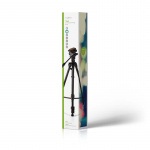 Nedis Tripod | Maximum load capacity: 3.0 kg | Minimum working height: 60.0 cm | Maximum working height: 165.0 cm | 3 Segments | Pan & Tilt | Travel bag included | Self levelling feet | ABS / Aluminium | Black