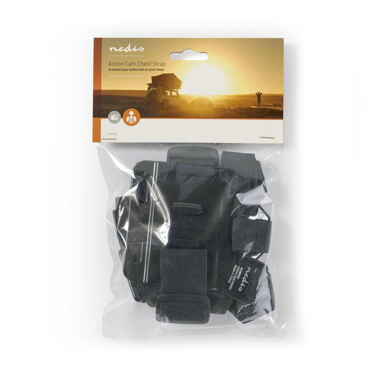 Nedis Action Cam Mount | Chest | Black