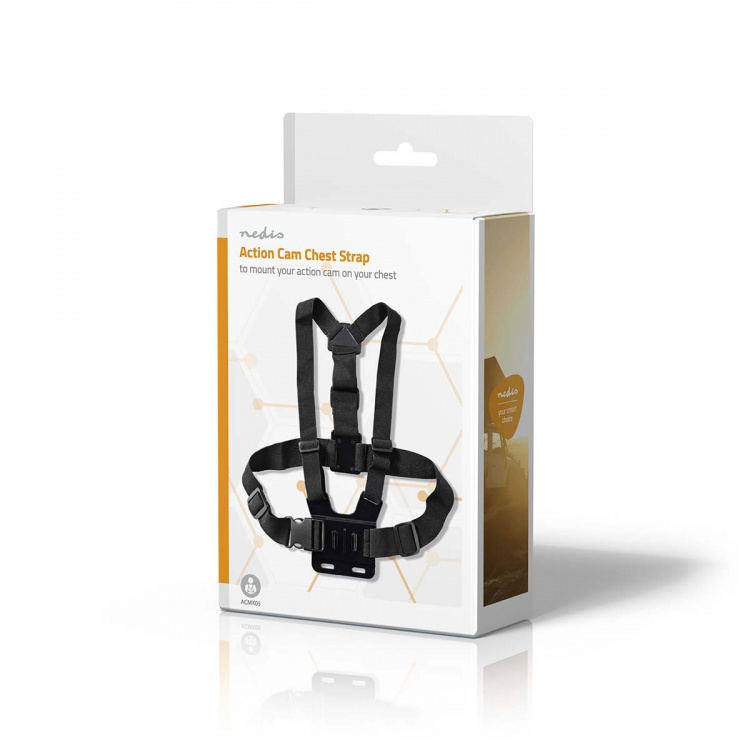 Nedis Action Cam Mount | Chest | Black