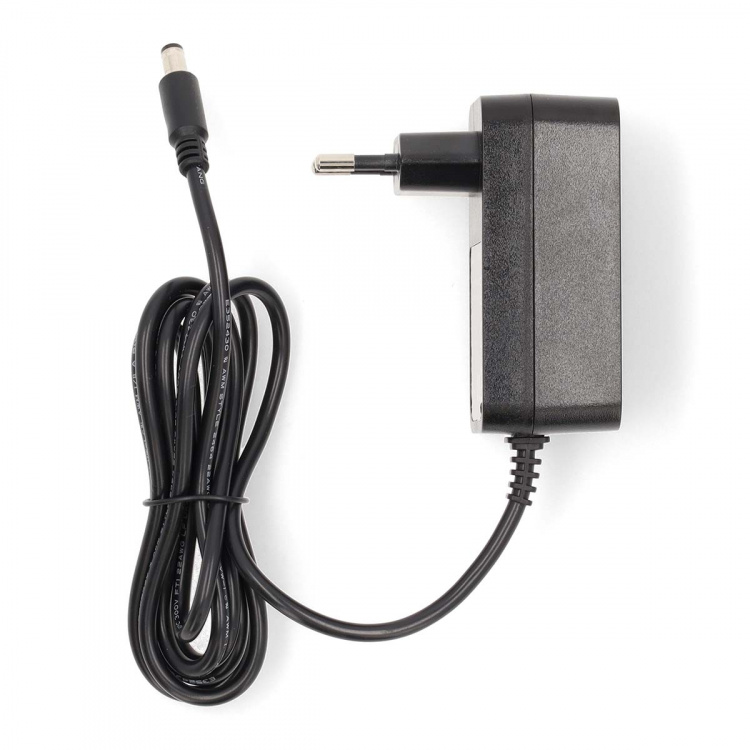 Nedis CCTV Power Adapter | 2.0 A | 12 V DC | 5.5 x 2.1 mm Male | Male | 1.50 m | Black