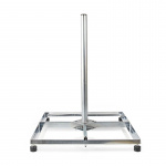 Nedis Satellite Balcony Stand | Mast length: 0.75 m | Maximum dish size: 90.0 cm | Bottom plate size: 4 x 30 x 30 cm | Steel | Silver