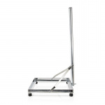 Nedis Satellite Balcony Stand | Mast length: 1.00 m | Maximum dish size: 90.0 cm | Bottom plate size: 1 x 50 x 50 cm | Steel | Silver