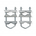 Nedis Satellite Mast Clamp | Diameter range: 40 - 60 mm | Steel | Silver Nedis Satellite Mast Clamp | Diameter range: 40 - 60 mm | Steel | Silver