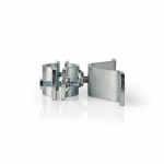 Nedis Satellite Mast Clamp | Diameter range: 38 - 40 mm | Steel | Silver