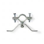Nedis Satellite Mast Clamp | Diameter range: 38 - 40 mm | Steel | Silver