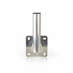 Nedis Satellite Wall Mount | Distance to wall: 150 mm | Diameter clamp: 50 mm | Maximum dish size: 100 cm | Aluminium | Silver