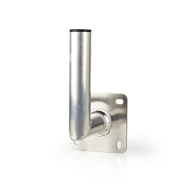 Nedis Satellite Wall Mount | Distance to wall: 150 mm | Diameter clamp: 50 mm | Maximum dish size: 100 cm | Aluminium | Silver