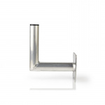 Nedis Satellite Wall Mount | Distance to wall: 250 mm | Diameter clamp: 50 mm | Maximum dish size: 100 cm | Aluminium | Silver