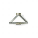 Nedis Satellite Wall Mount | Distance to wall: 90 mm | Diameter clamp: 32-42 mm | Steel | Silver