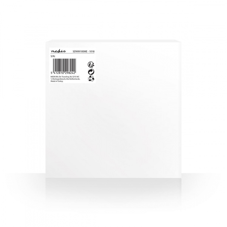 Nedis Satellite Wall Mount | Distance to wall: 150 mm | Diameter clamp: 48 mm | Maximum dish size: 100 cm | Steel | Silver