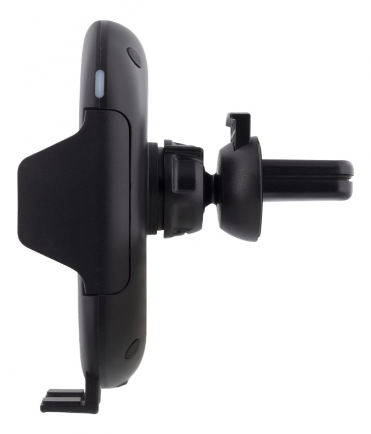 DELTACO wireless car charger, IR sensor, 10 W, suction cup, vent