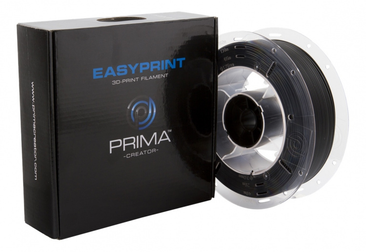PrimaCreator EasyPrint PLA, 1.75 mm, 500 g, FlashForge and more, black