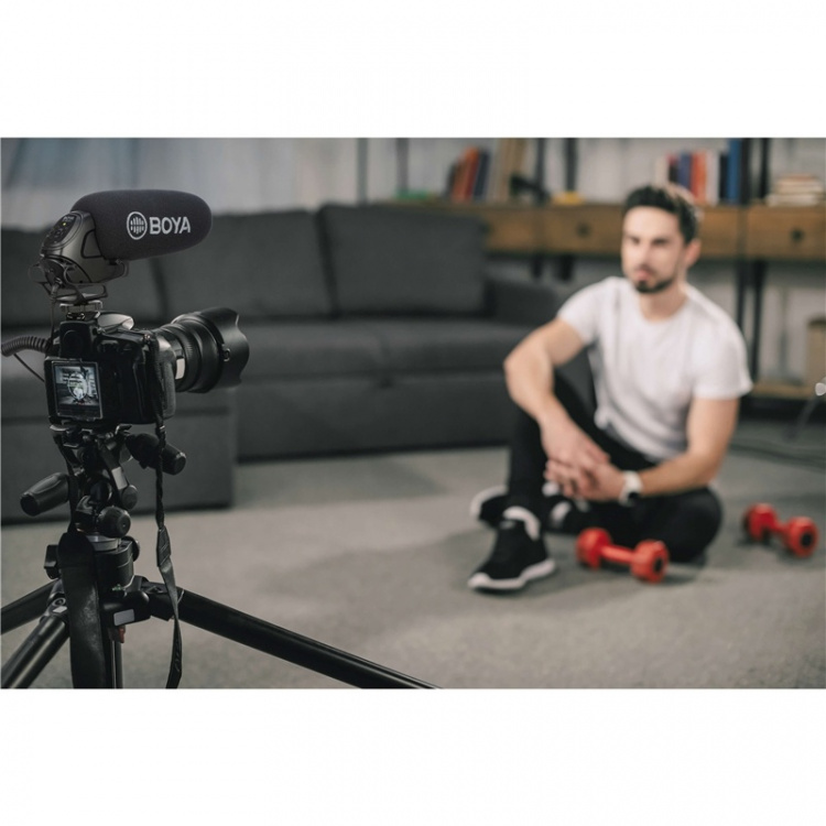 BOYA Microphone Shotgun BY-BM3031 Condensator 3,5mm BOYA Microphone Shotgun BY-BM3031 Condensator 3,5mm