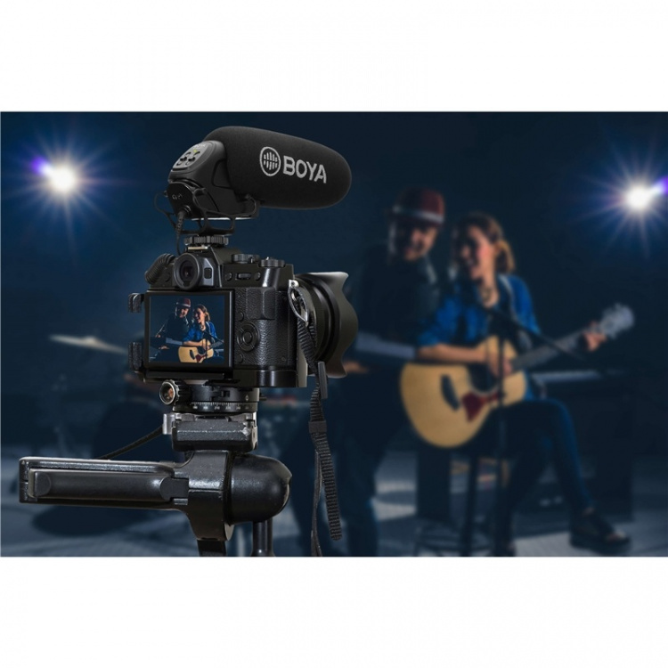 BOYA Microphone Shotgun BY-BM3031 Condensator 3,5mm BOYA Microphone Shotgun BY-BM3031 Condensator 3,5mm