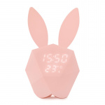 Mobility On Board Alarm Clock Rabbit with Night Lamp, Light Pink Mobility On Board Alarm Clock Rabbit with Night Lamp, Light Pink