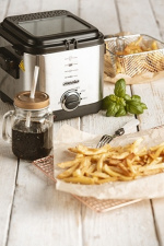 Mesko fritös med termostat, 1,5 l