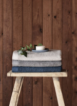 Kosta Linnewäfveri Frotté Bomull/Lin Mörkgrå 50X70 Kosta Linnewäfveri Frotté Bomull/Lin Mörkgrå 50X70