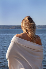 Kosta Linnewäfveri Frotté Bomull/Lin Sand 90X150 Kosta Linnewäfveri Frotté Bomull/Lin Sand 90X150