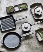 Orrefors Jernverk, Gjutjärnsgryta, Svart