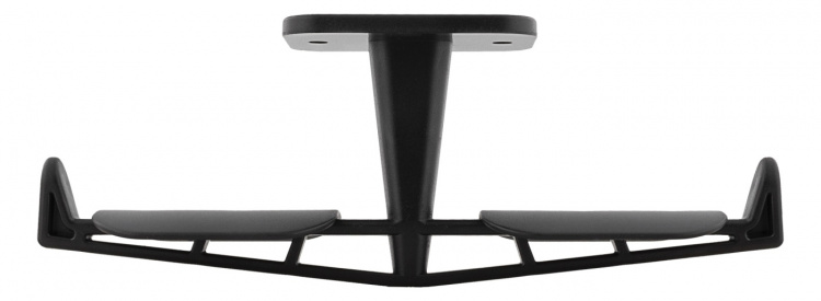 DELTACO GAMING Headset hanger for two headsets, ABS plastic, 3M, black