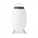 Nedis Bluetooth® Speaker with Mood Light | 6 hrs | Ambiance Design | 90 W | Mono | RGB / Warm White | IPX5 | Linkable | Grey / White